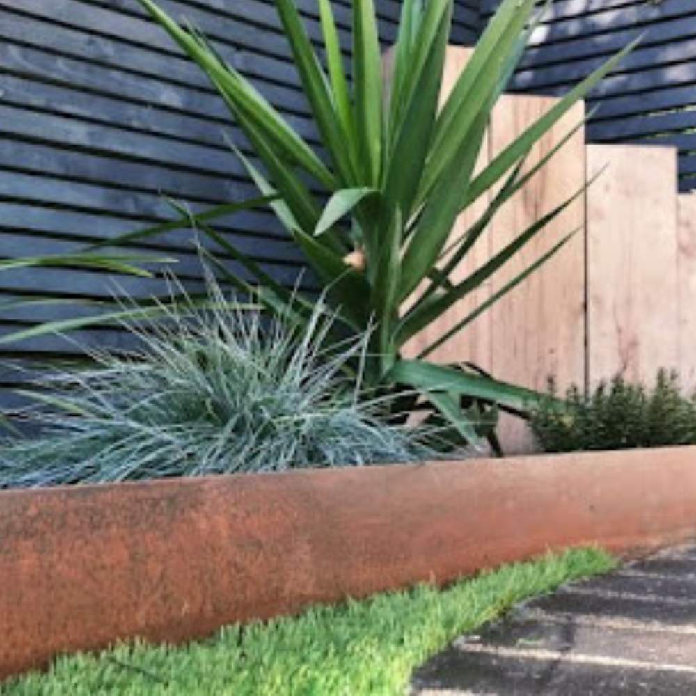 Corten Steel Garden Edging 100 mm (per metre)